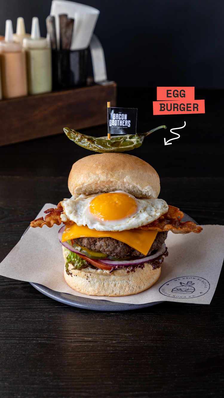 Egg burger